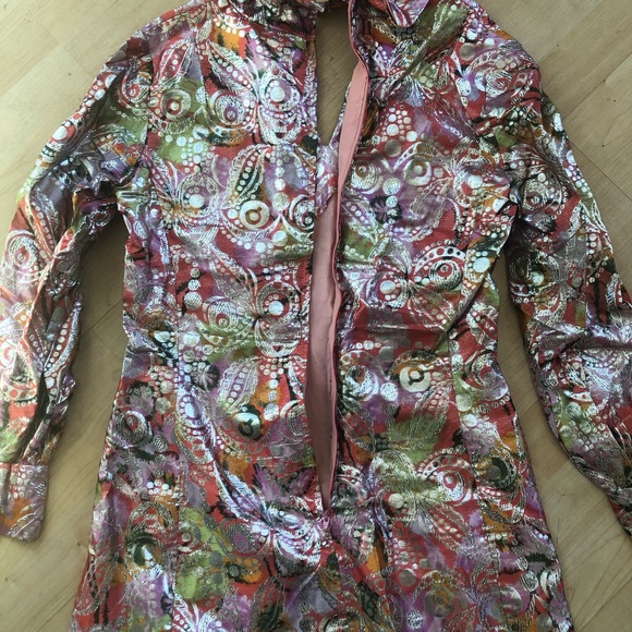 Vintage 1960’s 1970’s Mod Lurex Pantsuit - Picture 4 of 8